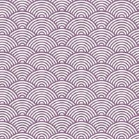 violett lila japanischer Stil nahtlose traditionelle Musterkreise verziert für Ihr Design vektor