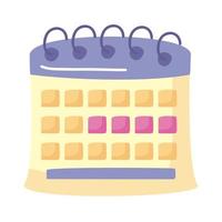 Kalendererinnerungsdatum vektor