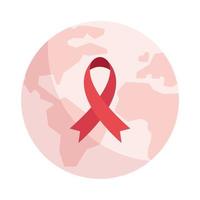 Band zum Welt-Aids-Tag vektor