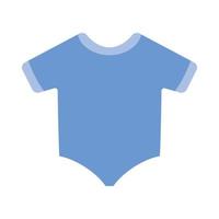 niedliche Kleidung Baby-Accessoire-Symbol vektor