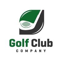 Golfsport-Logo-Design vektor