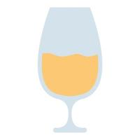 champagne kopp drink isolerad ikon vektor