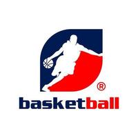 basket sport logotyp design vektor