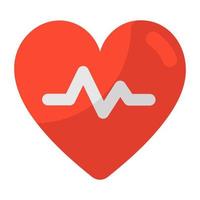 Pulse im Herzen Cardio vektor