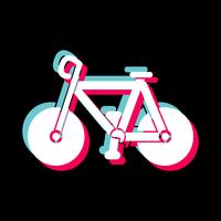 Cykel Icon Design vektor