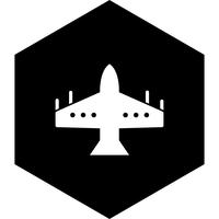 Kampfjet Icon Design vektor