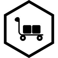 Trolley-Icon-Design vektor