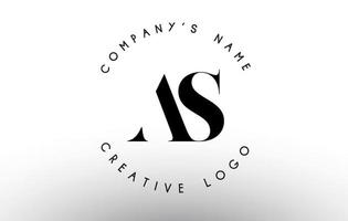 bokstäver som logotyp med minimalistisk design. enkel som ikon med cirkulärt namnmönster. vektor