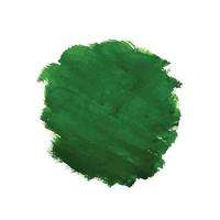 hand rita gröna penseldrag akvarell design vektor
