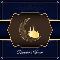 Abstrakter stilvoller religiöser Hintergrund Ramadan Kareems vektor