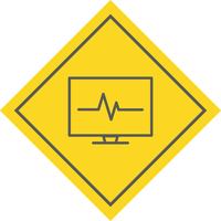 EKG-Icon-Design vektor