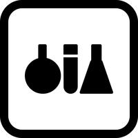 Reagenzglas-Icon-Design vektor