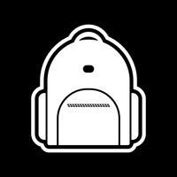 Bagpack-Icon-Design vektor