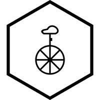 Einrad Icon Design vektor