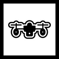 Drohne Icon Design vektor