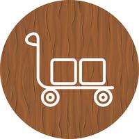 trolley icon design vektor