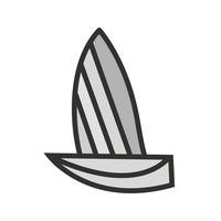 yacht icon design vektor