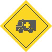 Ambulans Icon Design vektor