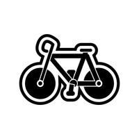 Fahrrad-Icon-Design vektor