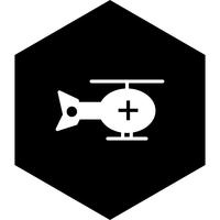 Hubschrauber-Icon-Design vektor