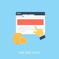 Pay-per-Click vektor