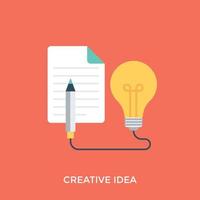 kreative Ideenkonzepte vektor