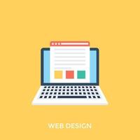 webbdesignkoncept vektor