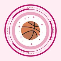 Korbball-Icon-Design vektor