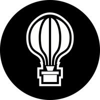 Air Balloon Icon Design vektor