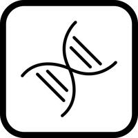 Genetik Icon Design vektor