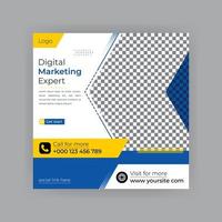 företag social post digital marknadsföring banner för sociala medier post, business flyer design vektor
