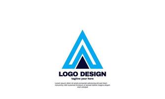 lager vektor kreativa företagsföretag företag enkel idé design triangel logotyp element varumärkesidentitet designmall