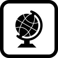 Globe icon design vektor