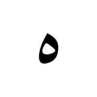 Vektor des arabischen Alphabets. arabische kalligraphie elemente.