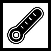 Termometer Icon Design vektor