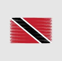 Flagge von Trinidad und Tobago im Grunge-Stil vektor