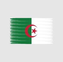 Flagge von Algerien im Grunge-Stil vektor