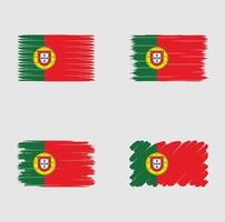 Sammlungsflagge von Portugal vektor