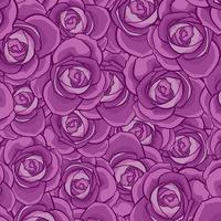 Rose Seamless Pattern, nahtloses Muster der Blume, nahtloses Vektormuster vektor