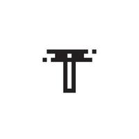 letter it-logotyp eller ikondesign vektor