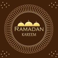 Illustrationsvektordesign von Ramadan Kareem vektor