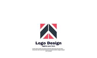 abstraktes Logo für Firmen- und Business-Linked-Design-Vektor vektor