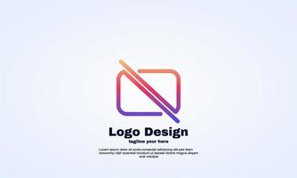 Vektor-elegante Idee Firmenlogo-Design-Vorlage schnell vektor