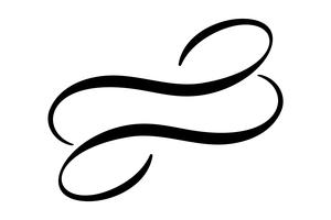 Infinity kalligrafi vektor illustration symbol. Evigt gränslöst emblem. Svart mobius band silhuett. Modern penselsträcka. Cykel oändligt liv koncept. Grafiskt designelement för kort och logotatuering