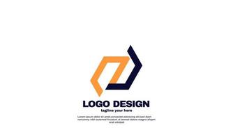 lager vektor abstrakt kreativ inspiration bästa logotyp eleganta geometriska företag logistik och affärslogotyp design