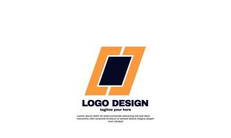 Lager abstrakt kreative Inspiration bestes Logo leistungsstarkes geometrisches Firmenlogo-Design vektor