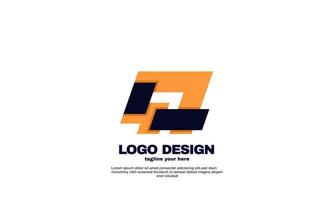 tolle kreative Inspiration bestes Logo leistungsstarkes geometrisches Firmen- und Geschäftslogo-Design vektor