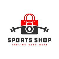 sportbutik modern logotyp vektor