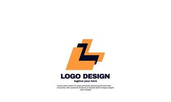 Vektor abstrakte kreative Inspiration bestes Logo leistungsstarkes geometrisches Firmen- und Geschäftslogodesign