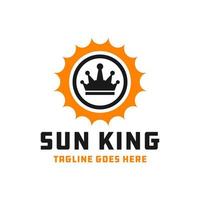 Sonnenkönig Illustration Logo vektor